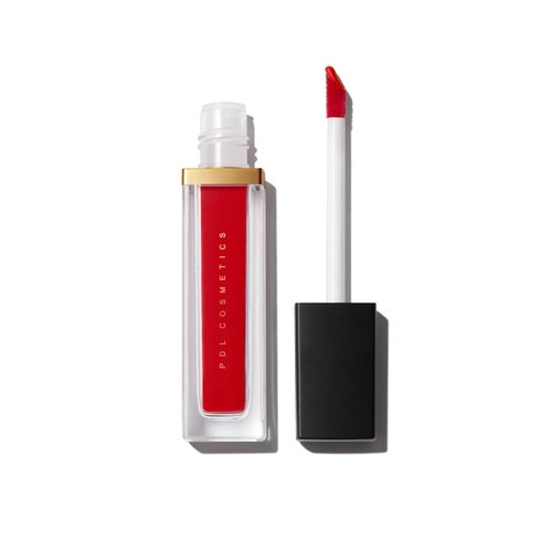 PDL Cosmetics Bold Aspirations Liquid Lipstick (Scarlett Red) | Highly Pigmented Smooth Matte Finish | Red Tone | Long Lasting, Non-Transfer, Hydrating Formula | Vegan | Cruelty-Free | .14 fl oz