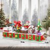 Christmas Building Blocks Sets Rotating Christmas Santa Building Sets for Kids 2024 Christmas Kits Small Xmas Building Brick Toys Gifts for Adults Teens Kids Girls Boys Ages 6+(139PCS Small Size)