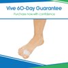 VIVEsole Bunion Toe Spacers (8 Pack) Gel Toe Separators for Men, Women - Big Toe Spreader Cushions for Pain Relief, Foot Care, Correct Bunions and Restore Toes to Their Original Shape