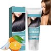 2024 Protein Correcting Hair Straightening Cream, Silk &Gloss Hair Straightening Cream for curly and frizzy or wavy Hair, Deep Nourishing Fast Smoothing Collagen Hair Straightener Cream (1pc)