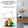 Acrylic Display Case for Lego Lovebirds 40522 Building Toy Set, Customized Clear Display Box Dustproof Protection Showcase, Countertop Display Stand for Collectible Toys for Lego Lover, Box ONLY