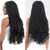 FreeTress Crochet Braids 3X French Curl 22" (pack of 1, 1B)