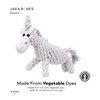 Jax & Bones Dog Rope Toy for Gentle Chewers - 8" Pull Toy for Dogs - Tug of War Toy for All Breeds | One Size Unicorn