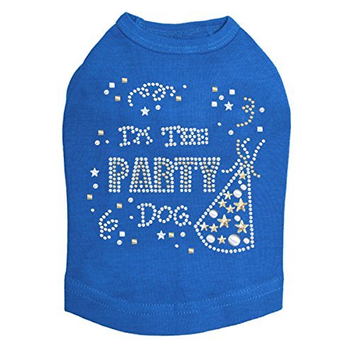 Party Dog Dog Shirt XL ROYAL BLUE