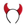 yaozeio Halloween Devil Horns Headband Headpiece Halloween Props Costume Hair Accessories Cosplay Hairband Red Devil Costume for Girls Women Halloween Decorations Party Supplies
