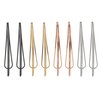 L. Erickson Metal Drop Bobby Pin Clip & Go 8-Pack - Gunmetal/Silver/Gold/Rose Gold