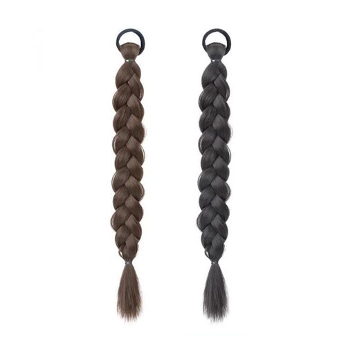 zaoalife Long Braiding Braid Wig Twist Braids Hair Accessories Headdress Braided Ponytail Hair Ex...