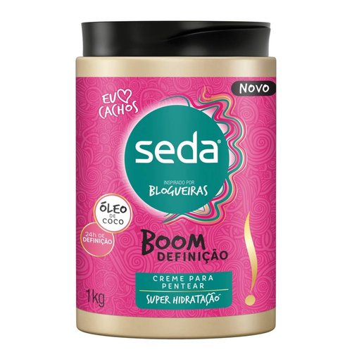 Linha Boom Looks - Creme para Pentear Definição 1000 Gr (Definition Combing Cream Net 35.27 Oz)