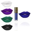 Kilshye Matte Liquid Lipstick Halloween Lipsticks Gothic Pigment Lip Gloss Velvet Lipglaze Costume Lips Cosmestis for Women and Girls Pack of 1 (Blue)