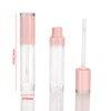 COSIDEA 26 pcs Refillable Empty 8ml Lip Gloss Tubes with clear Wand，Round Pink Lipgloss Containers，DIY cosmetic packing Container Bulk Wholesale