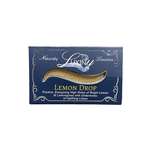 Natural Soap Bar, Luxiny Lemon Drop Handmade Body Soap with Lemongrass and Litsea Essential Oil is a Palm Oil Free Bath Soap Bar Vegan Castile Soap for All Skin Types Including Sensitive Skin (3 Pack)