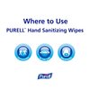 PURELL Cottony Soft Hand Sanitizing Wipes, 120 Individually Wrapped Wipes in Self-Dispensing Display Box - 9027-12