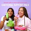 WHAT DO YOU MEME? Emotional Support Donuts by Relatable, Cuddly Stuffed Animals and Toys, Squishy Toys and Plushies, Great Ideas for Loved Ones of All Ages, Includes 5 Plushies with Carrying Basket