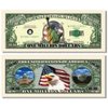 Lady Liberty Million Dollar Bill with Bonus “Thanks a Million” Gift Card Set and Clear Protector