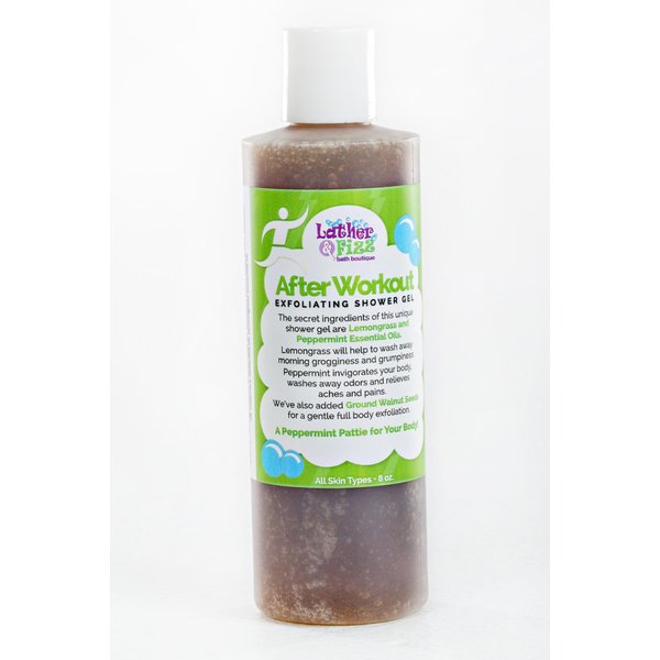 After Workout Exfoliating Shower Gel By Lather & Fizz
