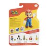 Super Mario Action Figure 4 Inch Mario Collectible Toy with 1 Up Mushroom Accessory