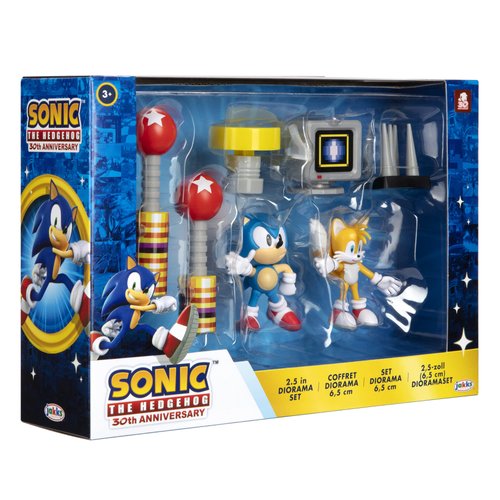 Sonic The Hedgehog 2.5-Inch Action Figure Diorama Set