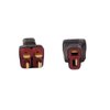 JFtech RC No Wire Deans Parallel Connector 1 Female to 2 Male Deans T Plug Parallel Connector Adapter for RC Quadcopter Multirotor (Pack of 3)