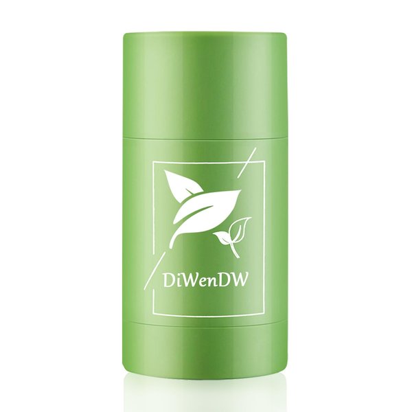 DWDiWen Green Tea Deep Cleanse Face Mask Stick,Moisturizing Oil Control Green Mud Clay Mask Stick for Face