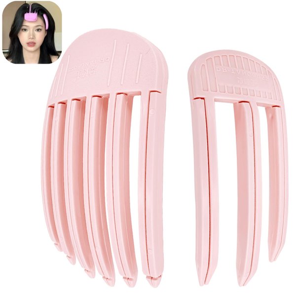 Duoduole 2 Pcs Hair Bumps for Volume Insert, Soft Foam Hair Inserts, Bump Up Pads Clip Bun Maker and Braid Tool Women's Hair Styling Accessories for Hair