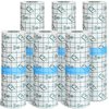 6 Rolls Transparent Stretch Adhesive Bandages Waterproof Tape Clear Protective Bandage Dressing Tape Transparent Film Dressing Tape 2 Sizes (6 Inch x 2.2 Yard, 8 Inch x 2.2 Yard)
