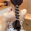 Spiral Hair Ties for Women - No Damage Coil Telephone Wire Hair Bands, Elastic Ponytail Holders, Hair Scrunchies and Accessories for Girls