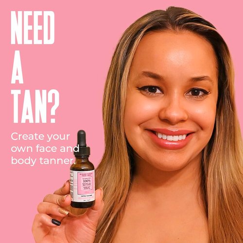 Divine Derriere Self Tanning Drops for Face - Self Tanner for A Maui Babe Body Glowing Tan - Body & Face Self Tanner Drops for a Natural Looking Self Tan, Sunless Tan, 1 fl oz.