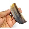 5MOONSUN5's Ox Horn Comb Premium Quality 100% Handmade Anti Static Natural Fine Horn Pocket Comb Without Handle- Professional Detangling Massage Fine tooth Comb A Great Gift - (4.5inch)