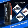 Gens ace 7.2V 3000mAh NiMH Battery High Power Rechargeable Low-self Discharge with Tamiya Plug for RC Cars Truggy Tank Electric RC Monster Truck Buggy Traxxas LOSI Associated HPI Tamiya Kyosho
