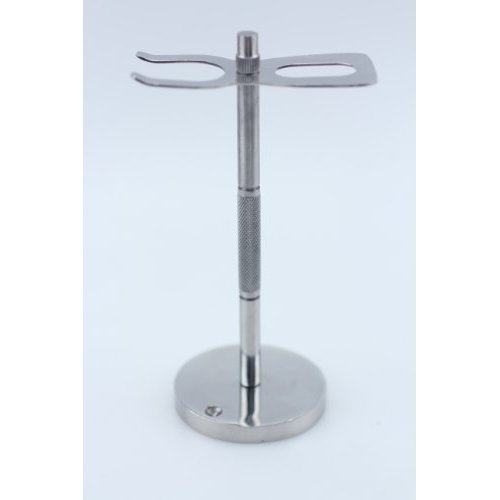 Pro-Kut Deluxe Stainless Steel Straight Razor & Shaving Brush Stand by Pro-10