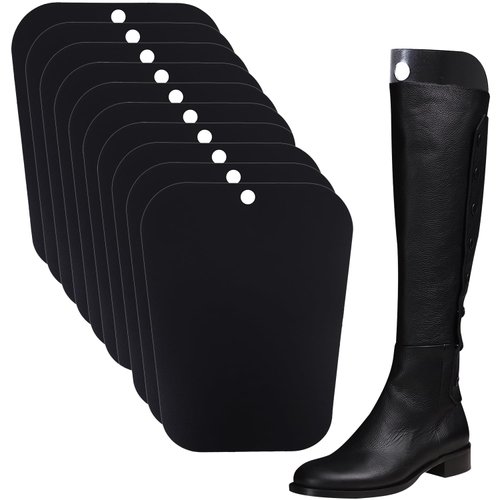 Ruisita 10 Pieces (5 Pairs) Boot Shaper Form Inserts Boots Tall Support for Women and Men (16 inches, Black)