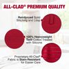 All-Clad Premium Pot Holder & Heating Pad, (2-Pack) Heat Resistant to 500 Degrees, 100% Cotton 10"x6.25" for Kitchen and Barbeque, Chili Red