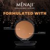 MËNAJI Anti-Shine Powder (HDPV) - Anti-Shine Face Make-Up for Men - Undetectable Full Coverage - Natural Looking Makeup - Mens Makeup - Mens Concealer- Mens Cosmetics - Contains Vitamin C & E - Medium