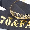 Purple 70th Birthday Sash and Tiara for Women, 70th Birthday Decorations for Women, 70 & Fabulous Sash and Crown Set, 70th Birthday Gifts for Women, Happy 70 Birthday Party Supplies
