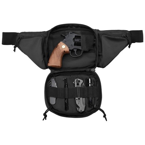 FRTKK Concealed Carry Pistol Pouch Ultimate Fanny Pack Holster Fits 1911, Glock, H&K, Ruger, S&W M&P Shield, Taurus, Sig Sauer, Springfield, Beretta, Kimber, Walther, and More