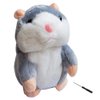 Himeeu Pet Talking Hamster Toy Animal Talking Toys Repeats What You Say Interactive Plush Toys for Boys and Girls