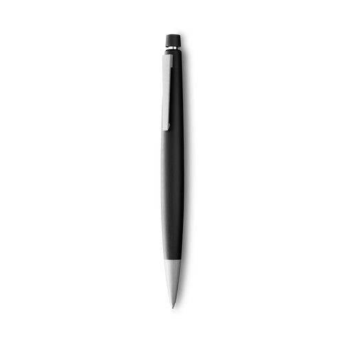 Lamy 2000 black - elegant mechanical pencil in a satin-finish fibreglass casing - perfectly balanced - pencil M 40 fine-line refill in line width 0.7 mm & eraser tip