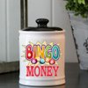Bingo Gifts, for Women, Men, Ceramic Bingo Money Jar Piggy Bank, Kitchen Home Decor, Funny Coin Jar, Mom Grandma Dad Boyfriend Gift