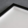 10x5 Inches Shadow Box Frame Black | 1 Inch Deep Solid Wood Shadowbox Display Frame | UV Resistant Acrylic Plexiglass, Acid Free Backing, and Hanging Hardware | Dugan Picture Frame Style