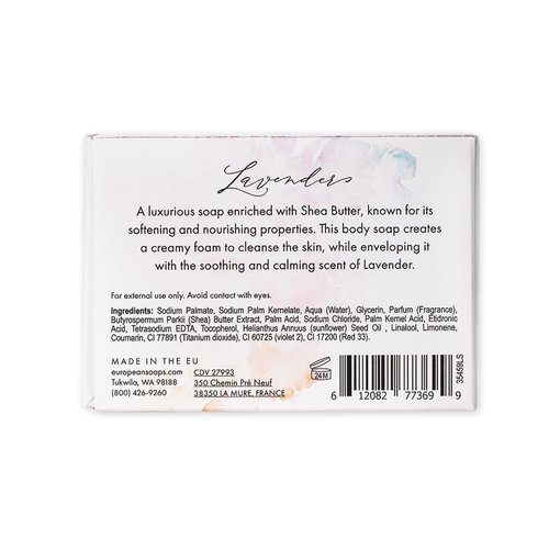 Pre de Provence Provincial Collection Lavender Oil Infused, Luxurious & Soothing, Soap Bar, 5.3 Ounce