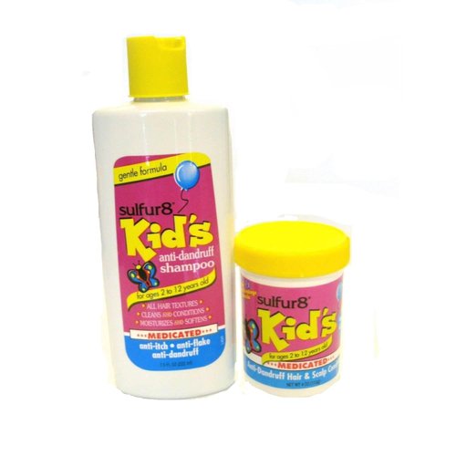 Sulfur 8 Kids Anti-Dandruff Medicated Shampoo & Hair & Scalp Conditioner