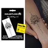 INKARTLINK Temporary Tattoos, Semi Permanent Tattoo Adult Art Design Waterproof Temp Tattoo Party Favors Tattoo Stickers Realistic Look, No Adhesive, Lasts 1-2 Weeks (Lotus 4)