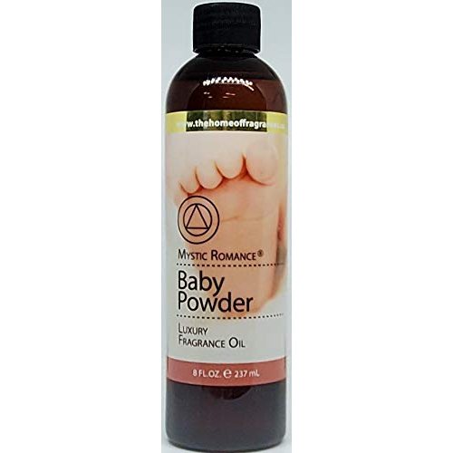 Mystic Romance Oil Baby Powder Premium Home Oil 8 OZ