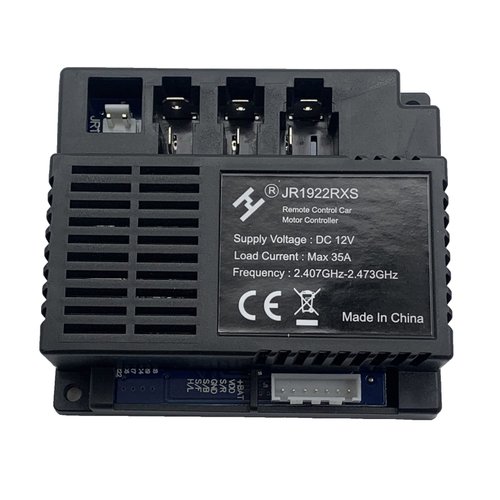 JR1922RXS 2.4G Remote Control and Receiver, for Kids Ride On Toys, 12V Control Box Motherboard Accessories Ride On Car Replacement Parts