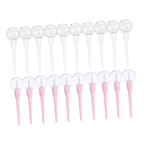 Beatifufu 20pcs refill empty lip tubes lollipop shaped lip gloss containers lip gloss tube Organizer printable empty bottle lip container small clear container lipstick