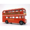 London Double Decker Bus , Red - Motormax 76002 - 4.75" Diecast Model Toy Car