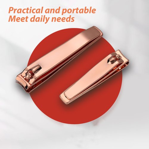 Nail Clippers Gifts for Women, Small Gift Idea for Wife, Gold Fingernail Clipper for Christmas Stocking Stuffers