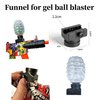 Martians Gel Blaster Accessories,Attachment,with Holder Bottle Funnel Splatter Ball Gun Parts, Suitable for Ages 14+