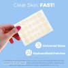 Acne Patches for Face - Hydrocolloid Bandages (24 Count) Pimple Patches for Face in 3 Universal Sizes, Acne Spot Treatment Care for Face & Skin Spot Patch Conceals Zits, Acne and Blackheads