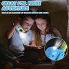 Walkie Talkies for Kids, 2 Way Radio with 22 Channels Toys for 3-12 Year Old Boys & Girls, LED Flashlight, 3 Miles Range for Outdoor Adventures, Camping, Hiking (Blue-Green)